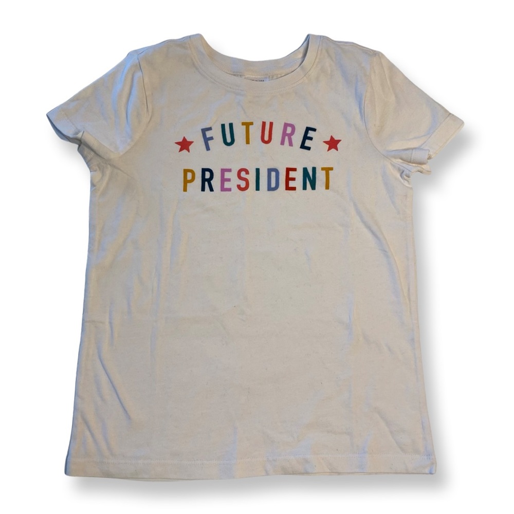 NWOT Hanna Andersson ‘Future President’ T-shirt - US size 8